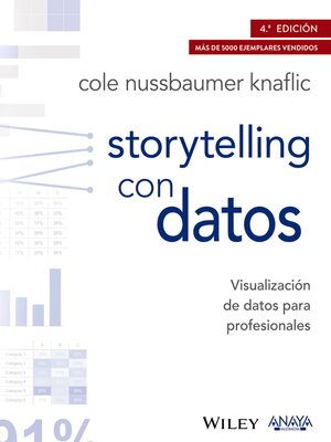 cover image of Storytelling con datos. Visualización de datos para profesionales